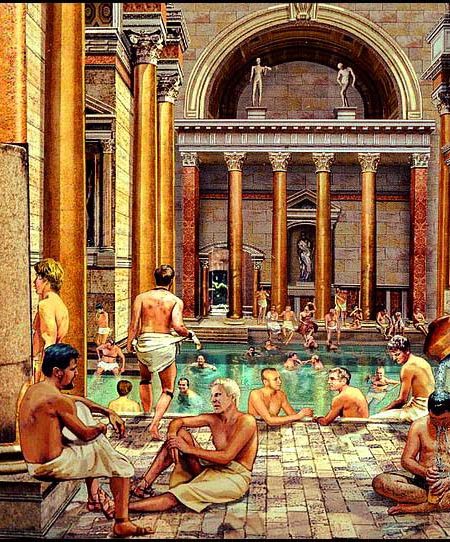 Bains publics romains (Image d'illustration)