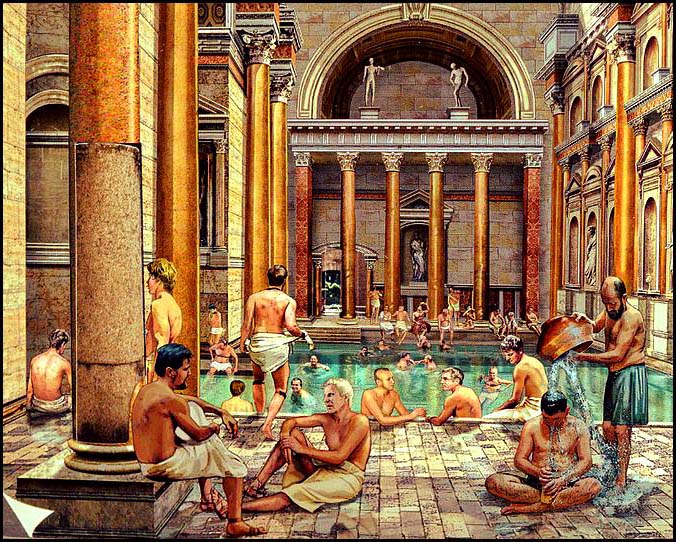 Bains publics romains (Image d'illustration)